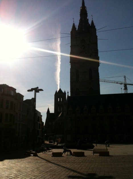 Gent kerk licht
