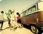 hippies bus